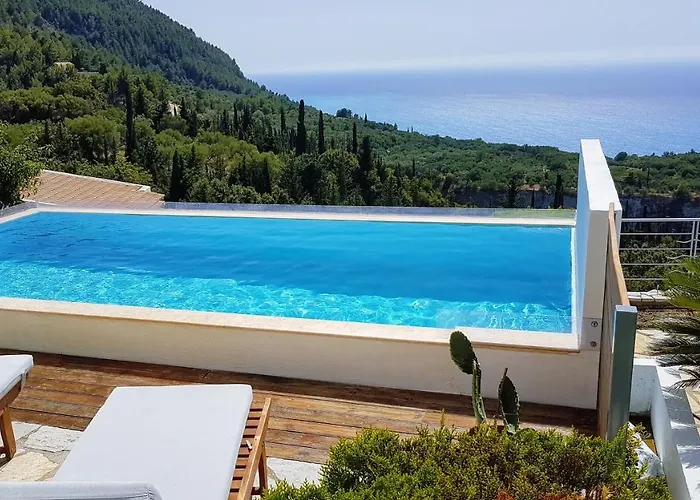 别墅 White Lefkada Kalamítsi